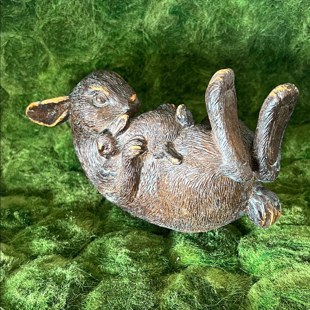 GANZ Brown Resin Rabbit Easter Decor